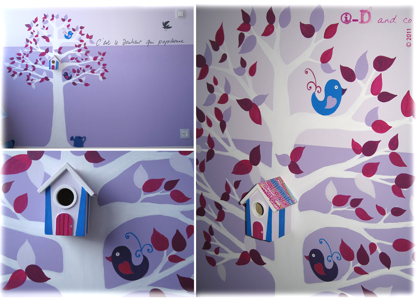 Un arbre pour customiser les murs de la chambre de bébé idees et ...