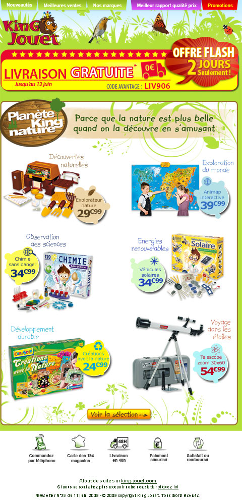Newsletter King jouet