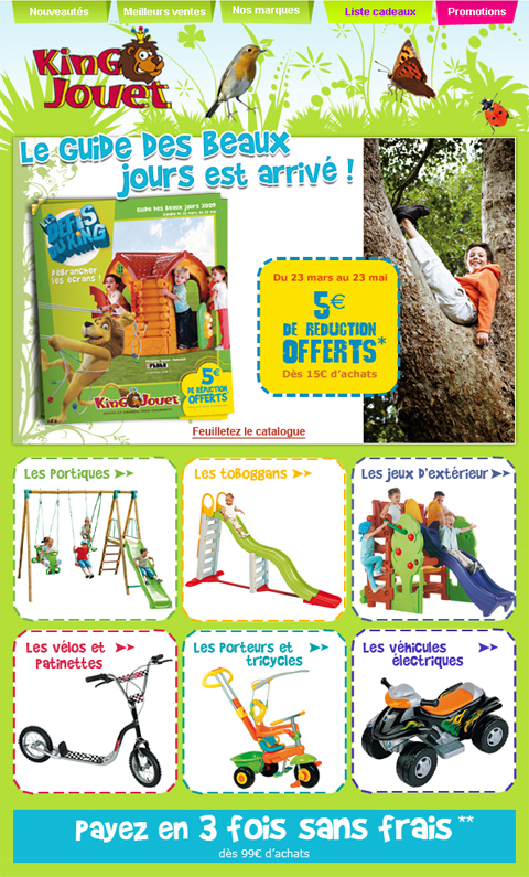 Newsletter King jouet