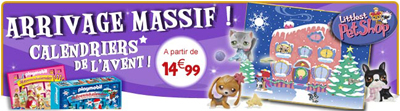 Calendrier de l'avent Petshop
